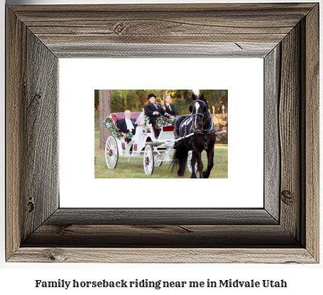 family horseback riding near me in Midvale, Utah